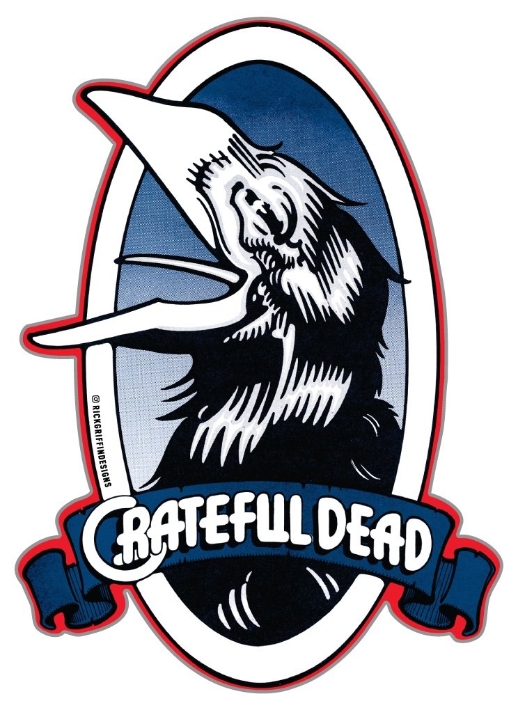 RICK GRIFFIN X GRATEFUL DEAD GIANT STICKER PACKS — Rick Griffin